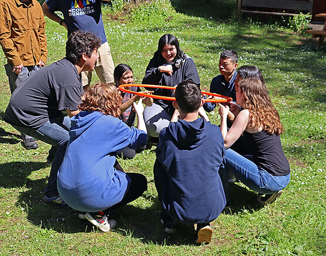 Kids in Group Having Fun