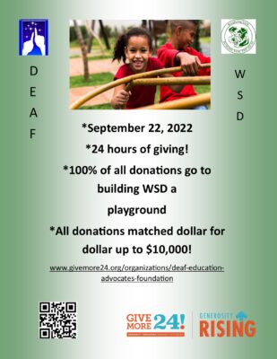 Flyer for Give More 24!